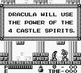 une photo d'Ã©cran de Castlevania 2 - Belmont s Revenge sur Nintendo Game Boy